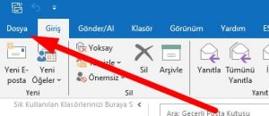 Gönderilen E Postalar Gönderilmiş Klasörüne Düşmüyor